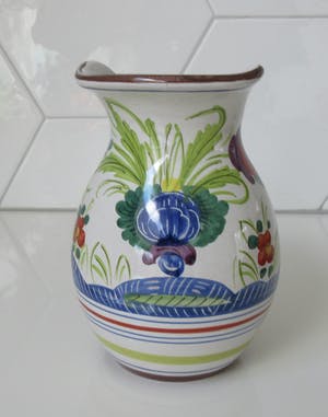 Faience  ( st Michel) Moustiers - Henriot Quimper, Faience de Moustier, Menegatti Firenze - Drie stuks Frans en It kopen? Bied vanaf 1!