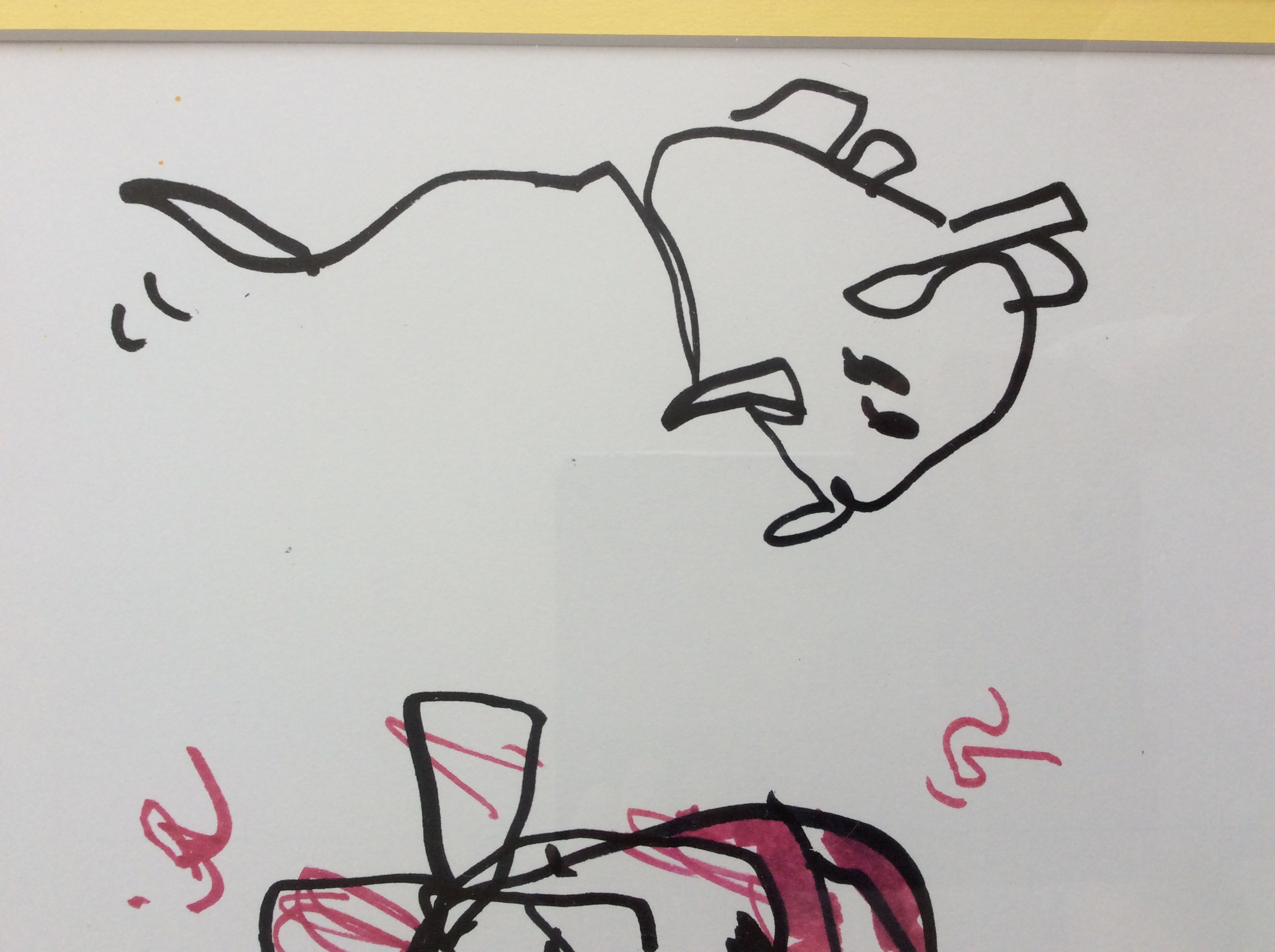 Herman Brood - Originele tekening: familie Brood kopen? Bied vanaf 275!