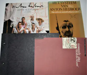 Anton Heyboer - 4 boeken: 2x het systeem Heyboer, 1x Religie, 1x Liefde als Kunst kaufen? Bieten Sie von 60!