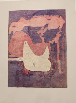 Plony van Zuijlen - Schim van een gestorven vogel - Grafiek monotype kopen? Bied vanaf 40!