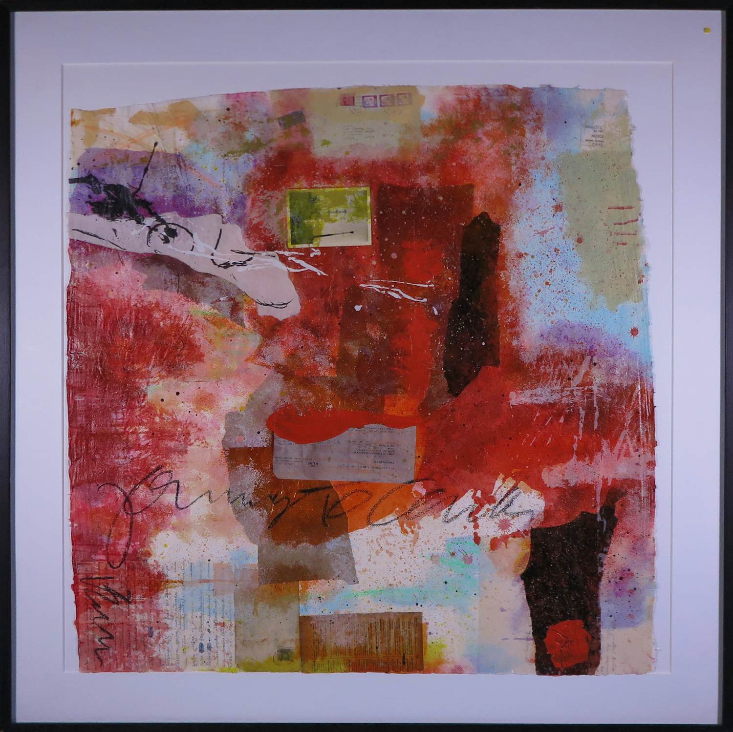 Bram Reijnders - Zeefdruk, Journey to the center - Ingelijst verkocht voor € 80!