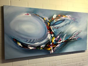 Gena - Abstract Blue kopen? Bied vanaf 300!