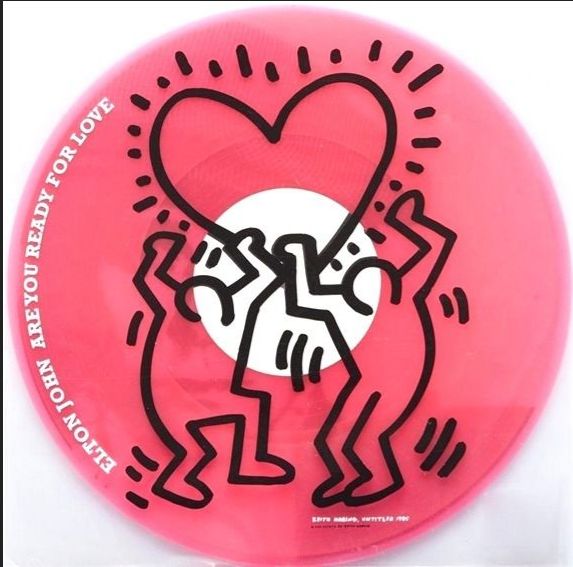 AcheterElton John - Are You Ready For Love (Keith Haring edition)? Enchérissez de 150!