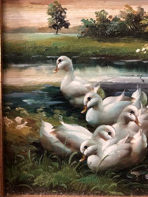 Niet of onleesbaar gesigneerd - Eendjes aan de waterkant kopen? Bied vanaf 10!