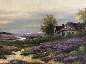 Niet of onleesbaar gesigneerd - HOLLANDSE PAARSE HEIDE kopen? Bied vanaf 1!