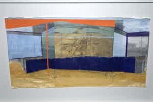 Liesbeth Doornbosch - collage 2001 verkocht voor € 75!