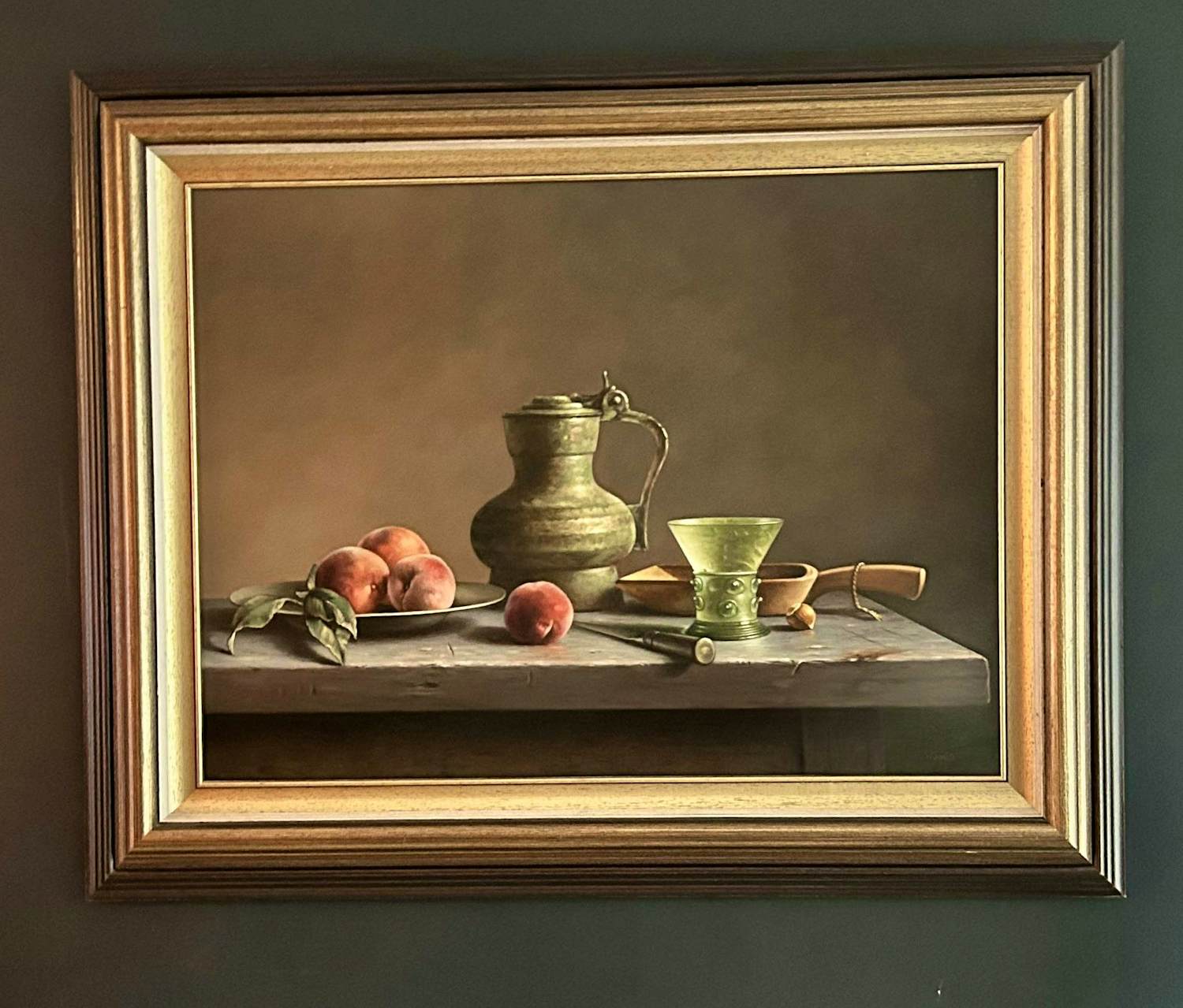 Wil Smits - Stilleven van fruit met glas en kan kopen? Bied vanaf 1750!