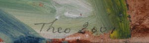 Theo Elfrink - Olieverf op doek, Landschap (Groot) kopen? Bied vanaf 400!