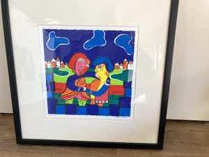 Maartje Wijngaarden - Kleurenlitho ‘ Geluk ‘ verkocht voor € 40!