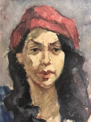 Rien Goené - Portret van een jonge vrouw kopen? Bied vanaf 600!