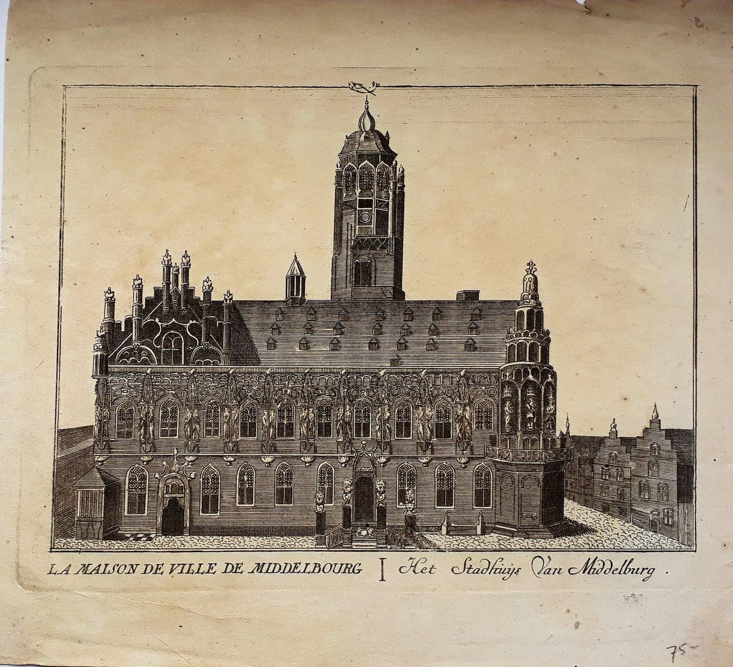 Niet of onleesbaar gesigneerd - La Maison de Middelbourg / Het Stadhuijs van Middelburg kopen? Bied vanaf 1!