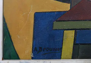 A. Brouwer - Olieverf op doek, Stilleven I - Ingelijst (Groot) kopen? Bied vanaf 1!