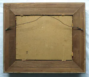Niet of onleesbaar gesigneerd - Ingelijst, olieverf op doek op karton (marouflé), Stadsgezicht - 38 x 44 cm kopen? Bied vanaf 1!