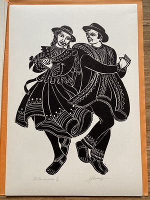 Jozef Bossaert - Map met 12 lino’s Fiesta Arriba kopen? Bied vanaf 125!