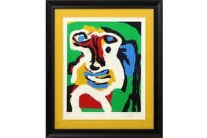 Karel Appel - Zeefdruk `Seven Summer Days IV `, 1977 verkocht voor € 1250!