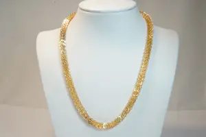 40 - 18 karaats geelgouden fantasie schakel collier kopen? Bied vanaf 920!