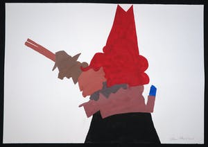 Henri Plaat - Gouache, Zonder titel kopen? Bied vanaf 1!
