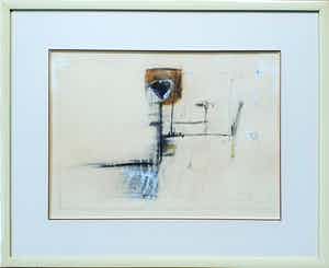 Karel Dierickx - Gemengde techniek: 'The Thames at Chiswick' (Ingelijst) verkocht voor € 325!