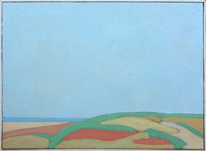 Paul Overhaus - Olieverf op doek, De kust - Ingelijst kopen? Bied vanaf 70!