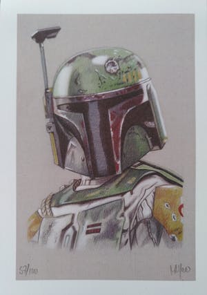 Niet of onleesbaar gesigneerd - "Star Wars" (16 litho's) kopen? Bied vanaf 1!