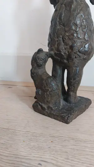 Pieter d' Hont - Kind met lam en kat kopen? Bied vanaf 1500!