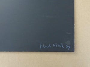 Henk Visch - ZWARTE FIGUUR / ZW-W LITHO / 50x35cm / SIG kopen? Bied vanaf 45!