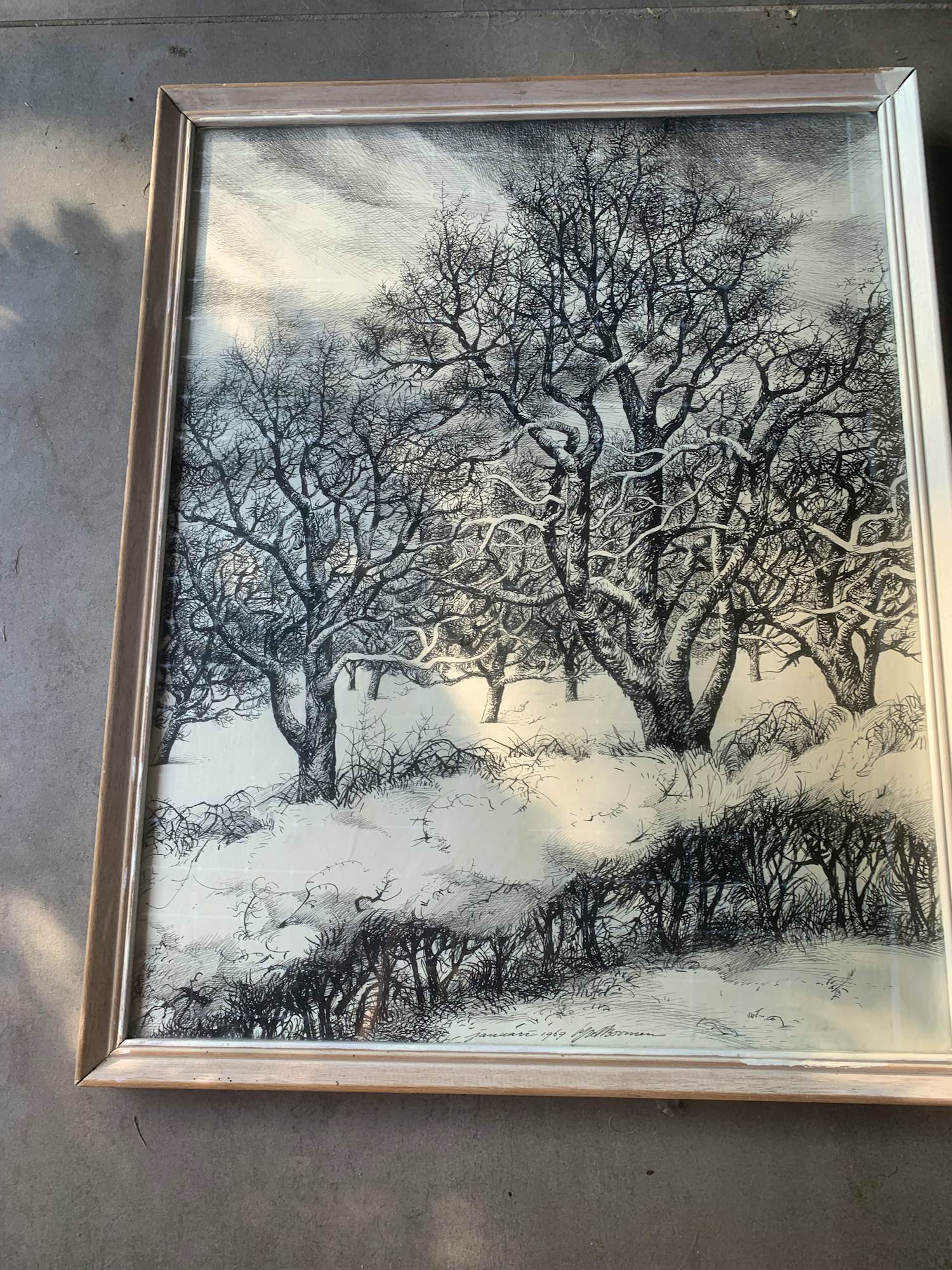 Hein van den Boomen - Winterlandschap kopen? Bied vanaf 25!
