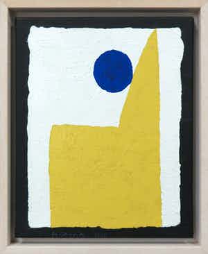 Harrie Gerritz - Acryl op doek, Dark moon verkocht voor € 500!