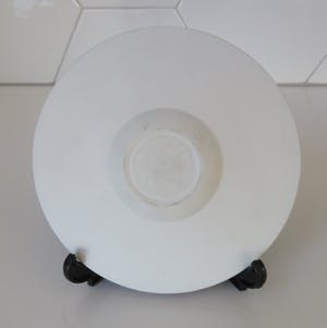 Frans Ottink - Biscuit porseleinen schaaltje of waxinelichthouder met diepblauw glazuur kopen? Bied vanaf 1!