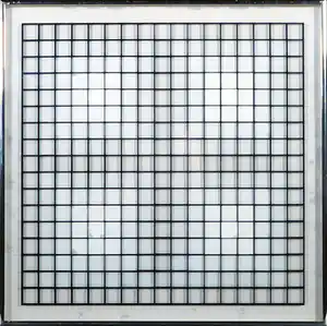 Willem Kloppers - Zeefdruk op plexiglas en papier, Quadratus no. I - Ingelijst verkocht voor € 1!