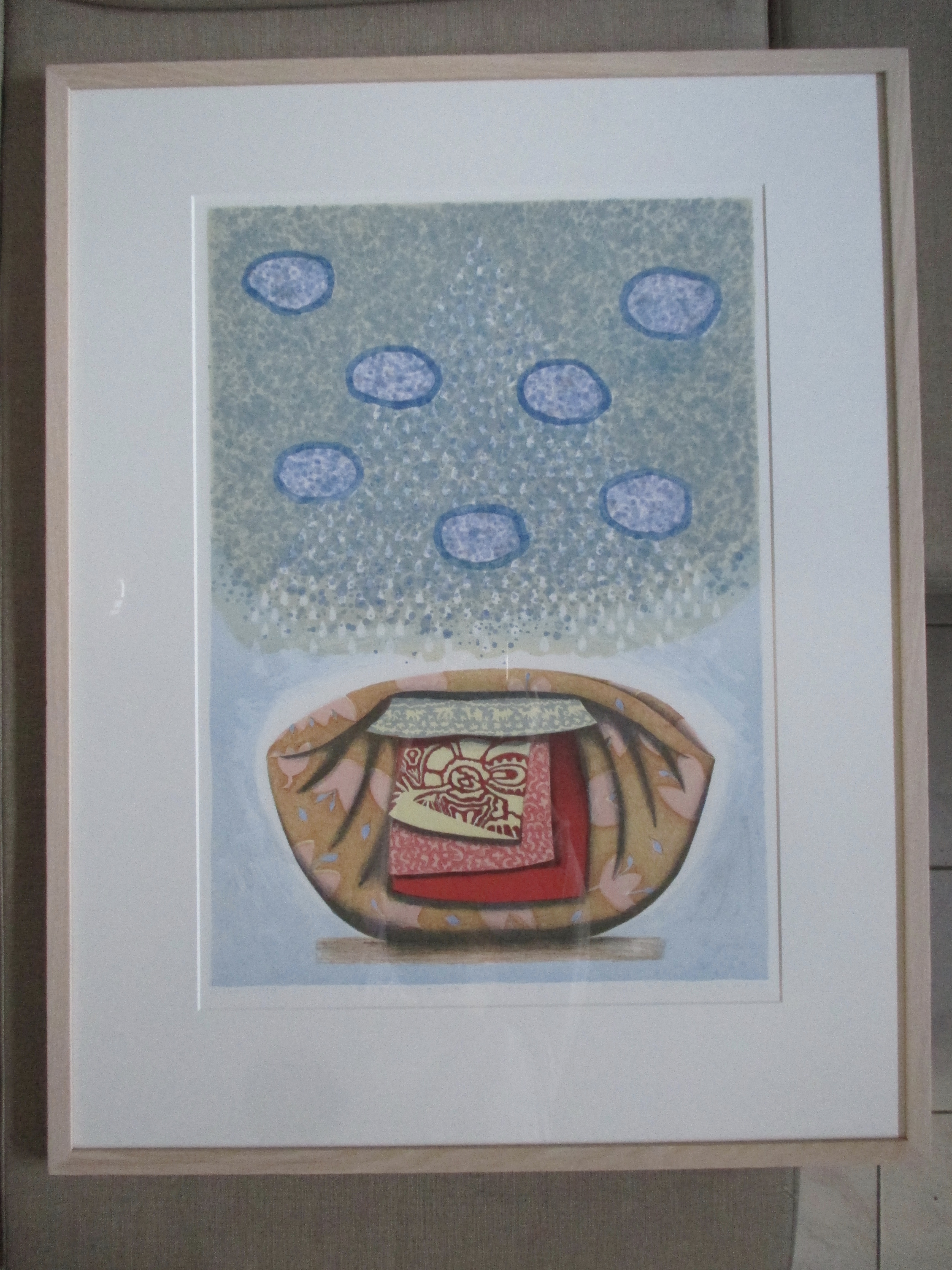 Lon Buttstedt - Ingelijste itho "Himalaya Blues VII" Barth lijst kopen? Bied vanaf 55!