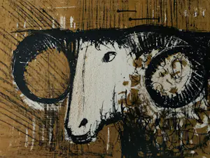 Bernard Buffet - "Le Bélier" (De Ram). Lithografie. kopen? Bied vanaf 29!