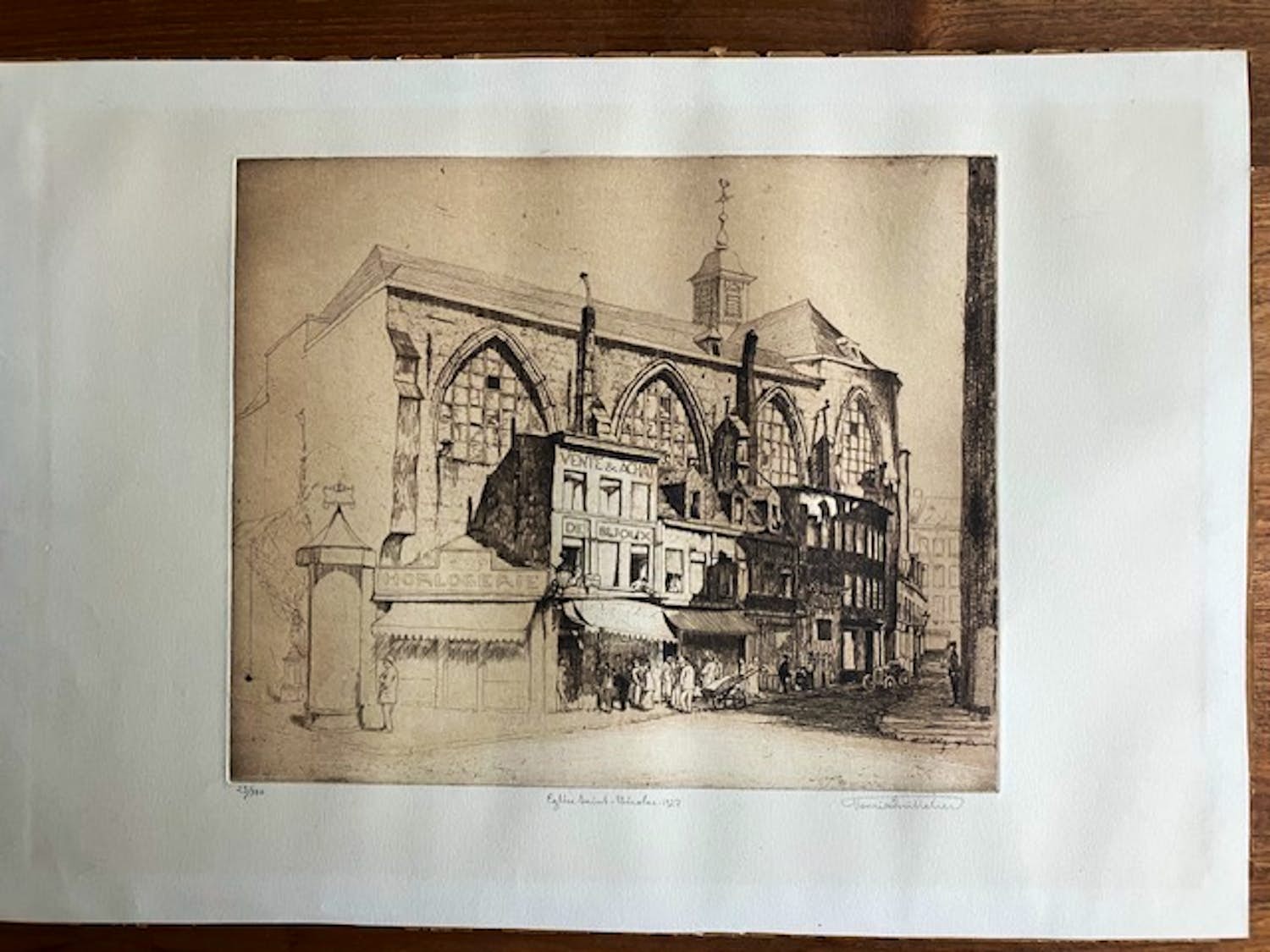 Henri Quittelier - Eglise Saint-Nicolas 1927 23/300 kopen? Bied vanaf 120!