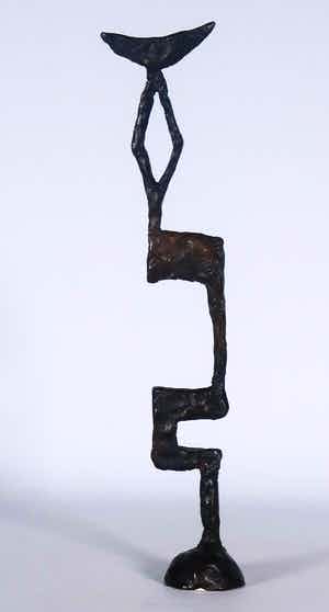 Alphons Freijmuth - Brons, Maan en konstructief verkocht voor € 350!