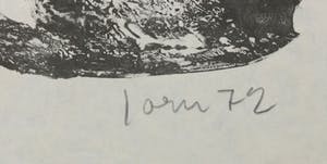 Asger Jorn - Litho op Japon, Het verhaal van het dure brood kopen? Bied vanaf 1!