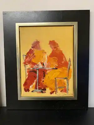 Wil Willemsen - Conversatie aan tafel verkauft für € 85!