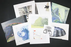 Christien Rijnsdorp - en andere! - Lot met 9 (m.n. originele!) werken op papier kopen? Bied vanaf 1!