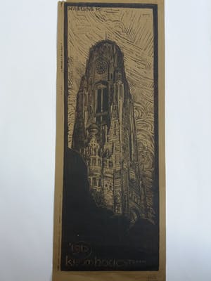 Huib Luns - Kromhout's Toren 1913 - Raadhuis Rotterdam (prijsvraag) kopen? Bied vanaf 10!