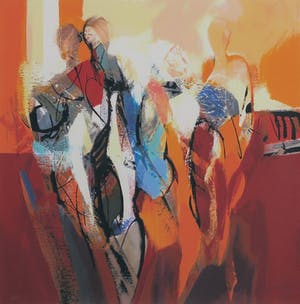 Peter Meijer - Zeefdruk, Afscheid - Ingelijst (Groot) kopen? Bied vanaf 50!