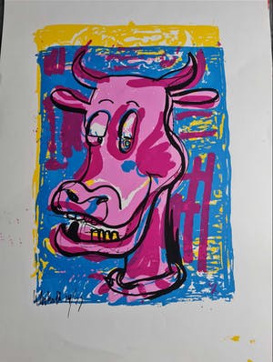 Peter Klashorst - Lot van 4 zeefdrukken - gesigneerd kopen? Bied vanaf 1!