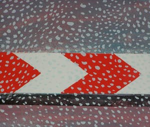 Jan Cremer - Zeefdruk. "Sneeuw". kopen? Bied vanaf 175!