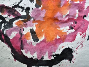 Anton Heyboer - De oervogel krachtige kleurige schildering . kopen? Bied vanaf 250!