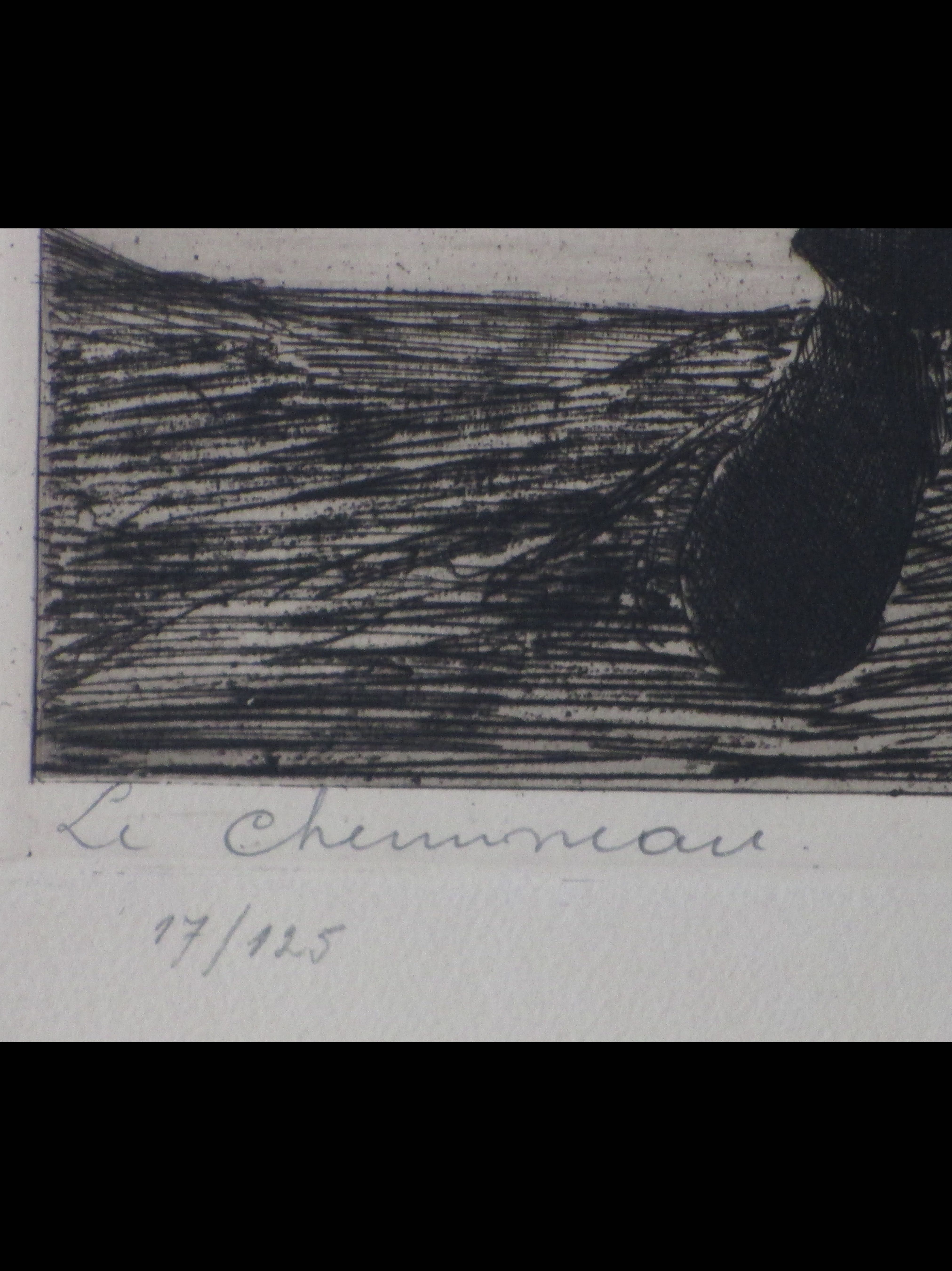 Niet of onleesbaar gesigneerd - Le Chemineau (De Werkzoekende) - Ets kopen? Bied vanaf 1!