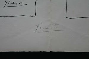Pablo Picasso - Signierte und nummerierte Lithografie kopen? Bied vanaf 2300!