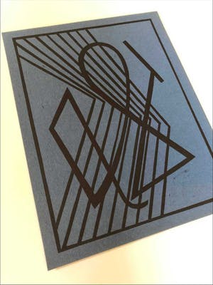 Cesar Domela - Getekende houtsnede op geschept papier voor Edition Panderma - 1966 kopen? Bied vanaf 50!