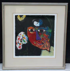 Buy Eugène Brands - Ingelijste litho: "de schilder"? Bid from 350!