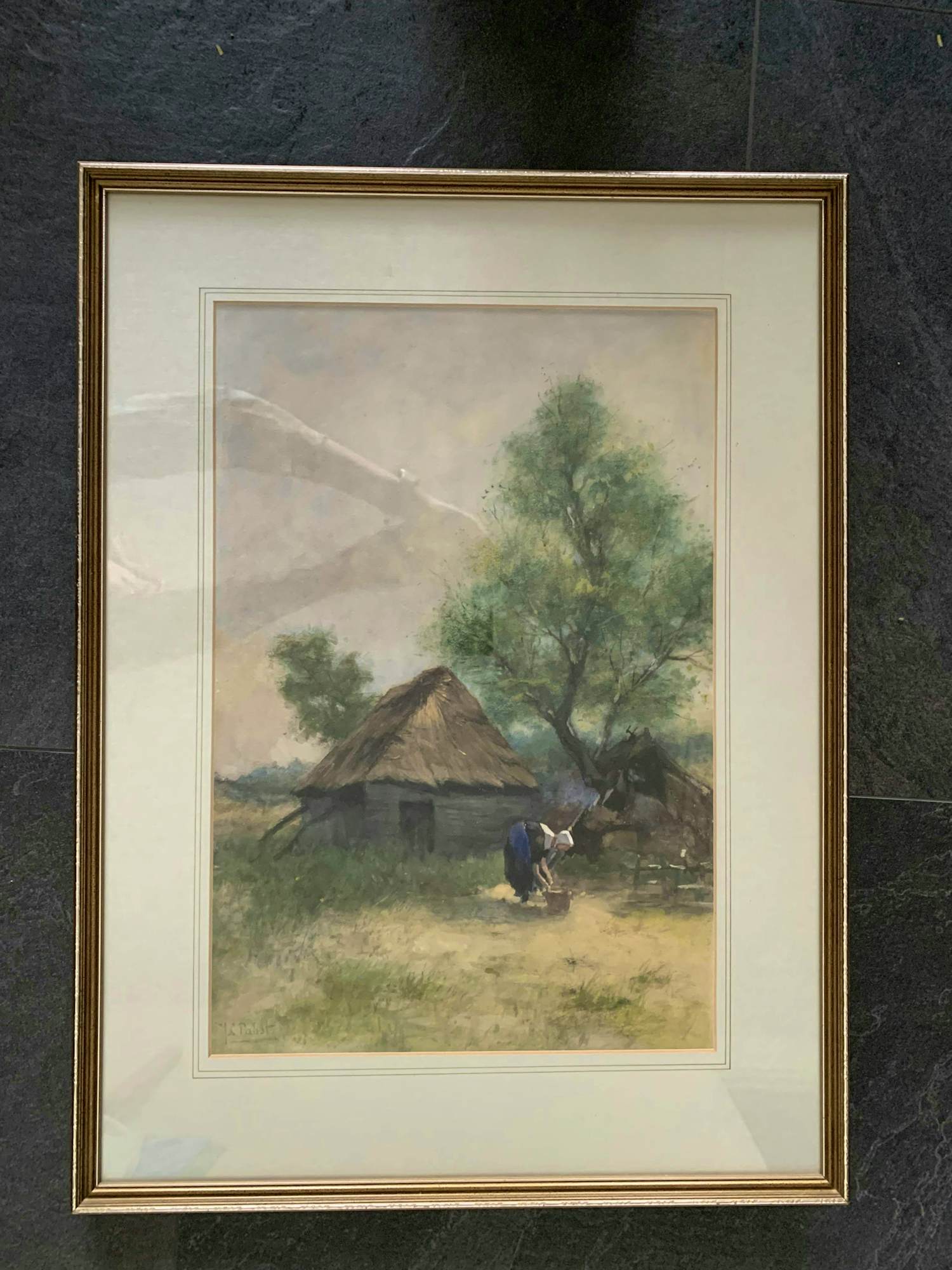 Johannes Cornelis Pabst - Bauer bei der Arbeit kopen? Bied vanaf 175!