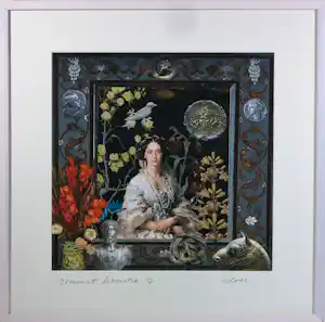Rommert Boonstra - Fotocollage op papier, Silver - Ingelijst vendu pour 40€ !
