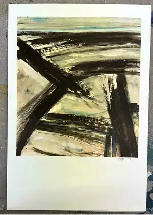 Frans Minnaert - abstract landschap verkocht voor € 35!