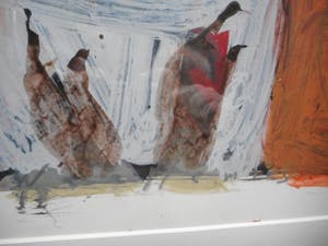 Piet Warffemius - De originele ( gouache )" de reis " en bijbehorende zeefdruk ( 2 stuks !! ) kopen? Bied vanaf 200!
